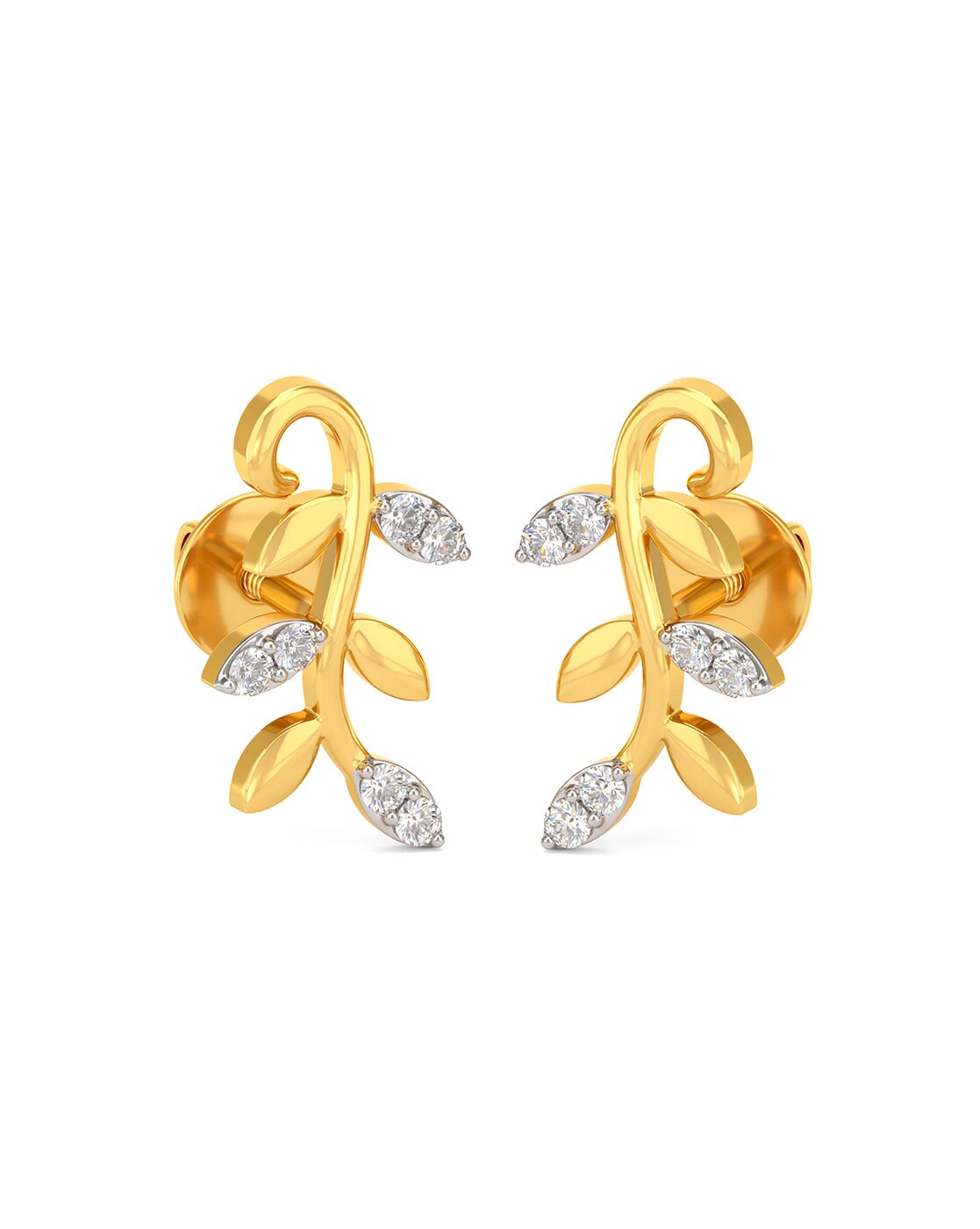 Simple Earrings Designs Gold 2024 | favors.com