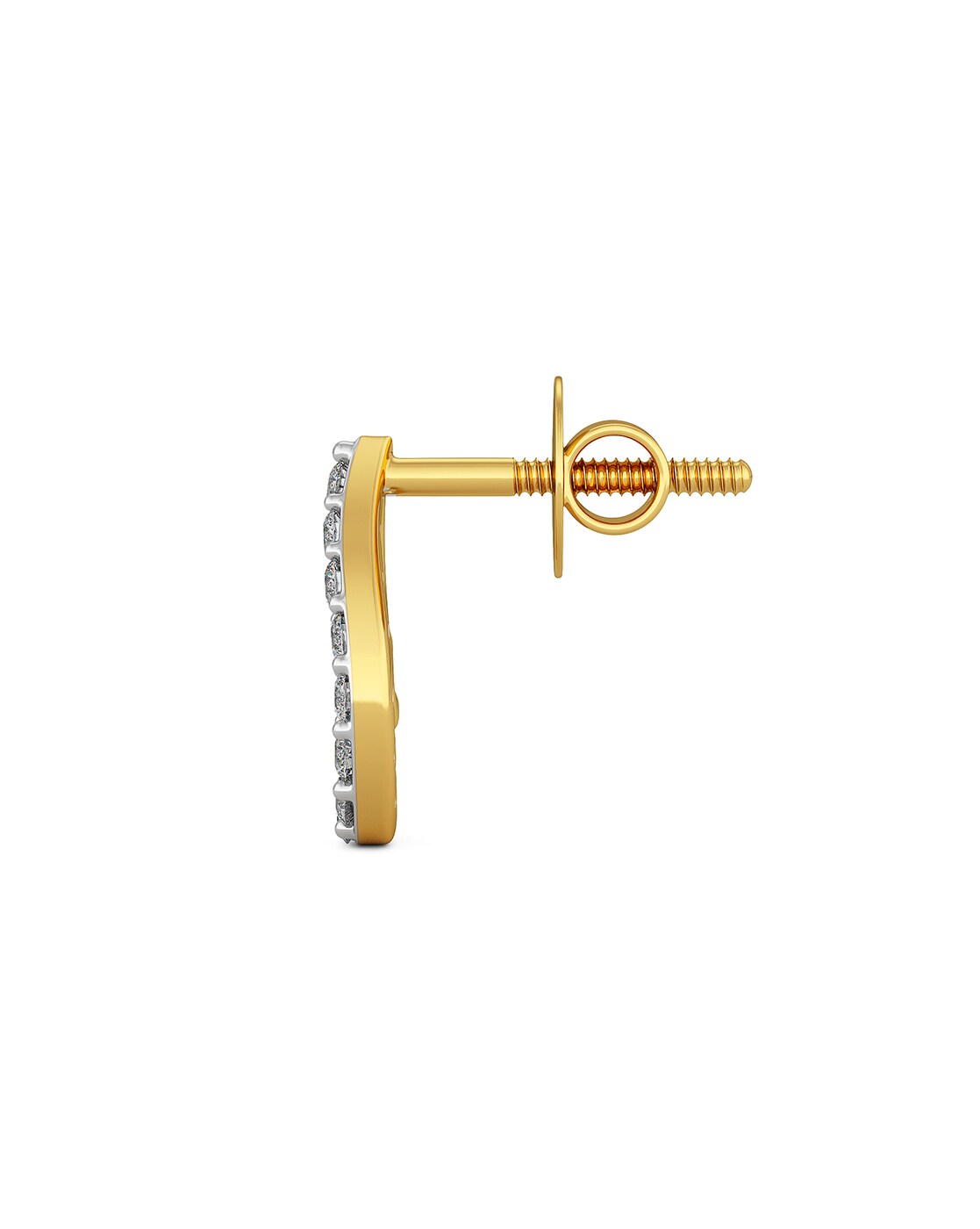 How to make men's earring | 24k gold earring | gold earring making - YouTube