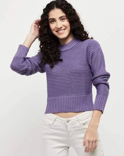 Buy Purple Sweaters \u0026 Cardigans for 