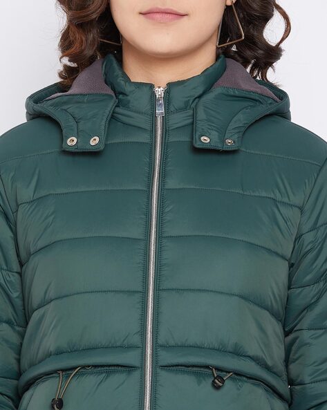 Octave Women Quilted High Neck Jacket : Amazon.in: Fashion