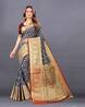 Floral Woven Traditional Saree Floral Woven Traditional Saree