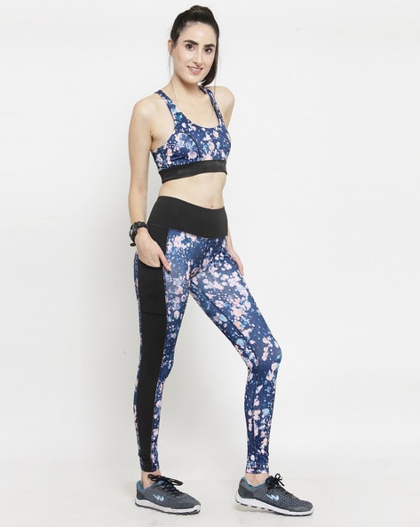 Buy Blue Leggings for Women by Invincible Online