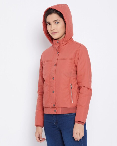 CRIMSOUNE CLUB Jackets : Buy CRIMSOUNE CLUB Women Red Solid Reversible  Padded Jacket Online | Nykaa Fashion