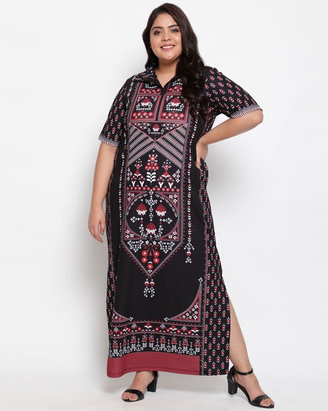 Buy 52/XXL Size Boat Neck Indian Gowns Online for Women in USA