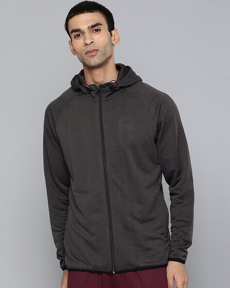 Textured Fleece Zip Up Jacket, Sweatshirt Jackets