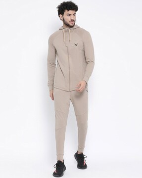 tan tracksuit mens