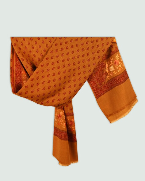 Floral Print Wool Stole Price in India