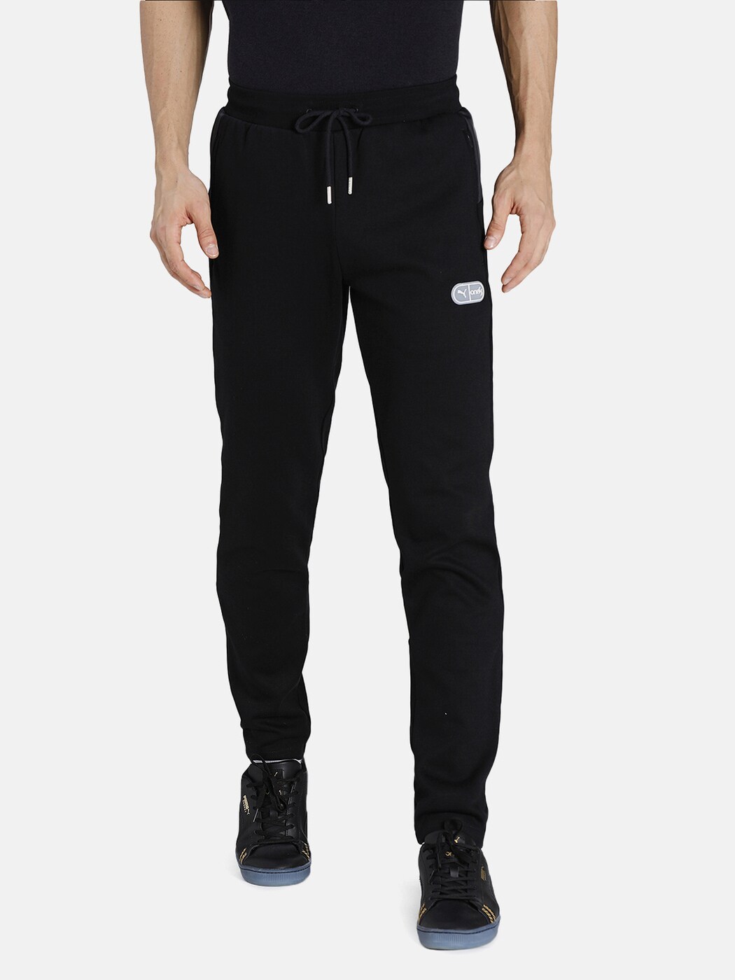 puma panelled joggers