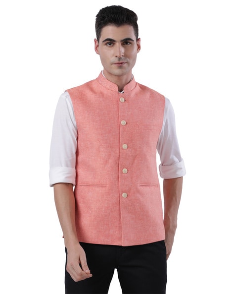 Raymond hot sale linen waistcoat