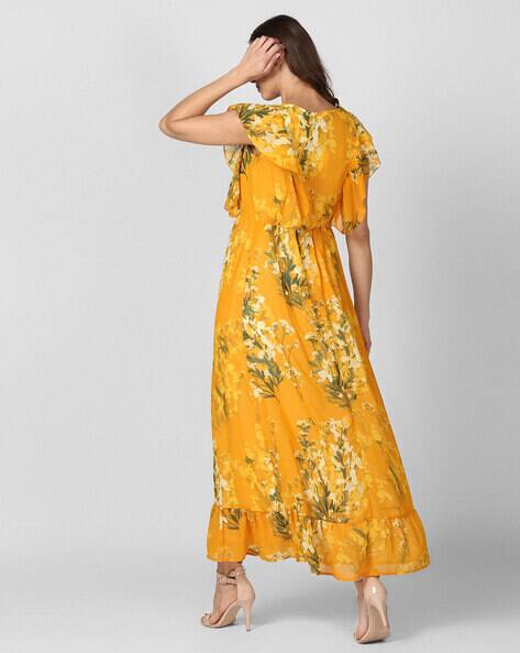 Buy Yellow Dresses for Women by STYLESTONE Online | Ajio.com