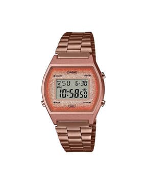 casio Men D187 Vintage B640WCG-5DF Rose Gold Digital Dial Rose Gold Stainless Steel Band-picture-37