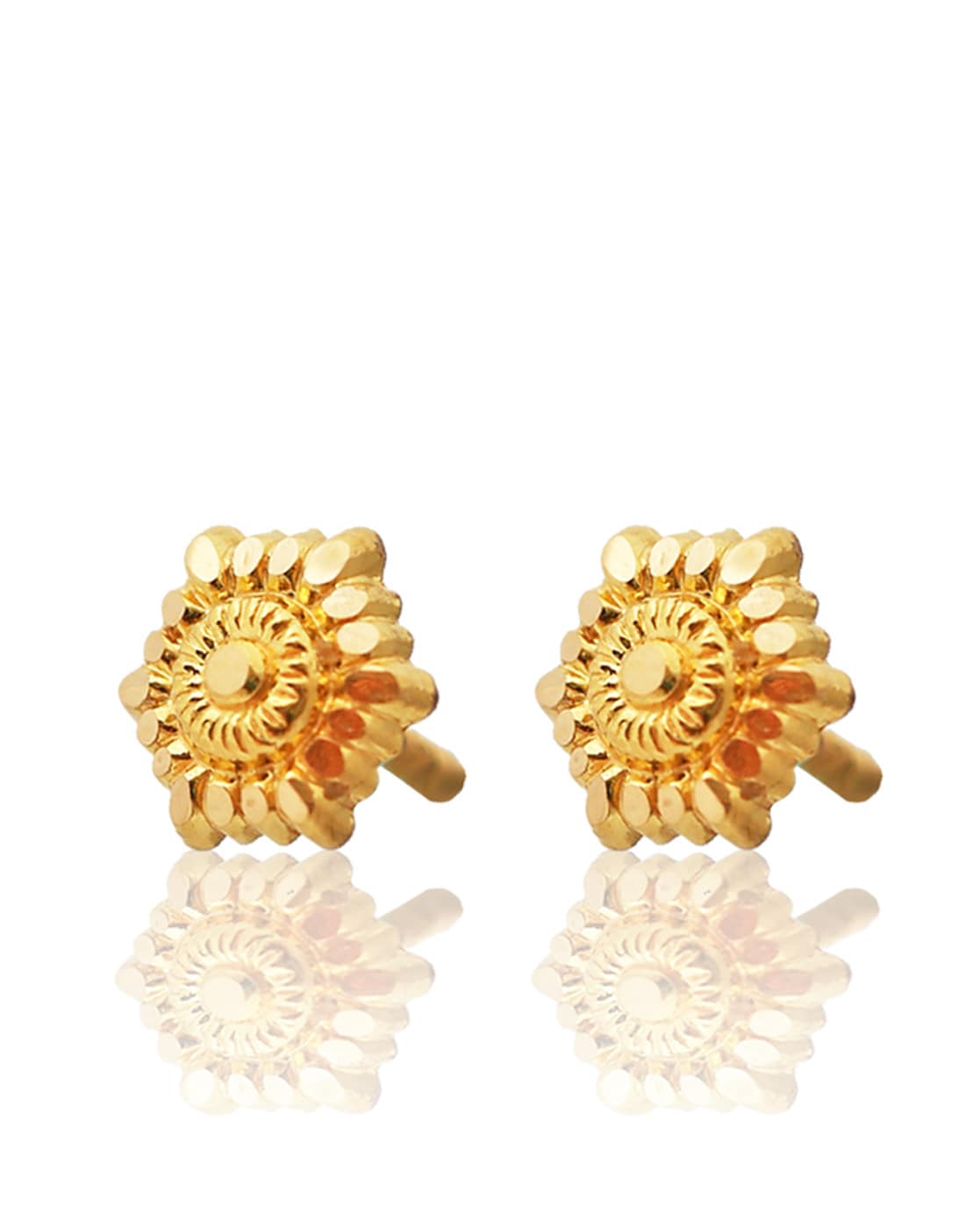 Buy Yellow Gold Earrings for Women by P N Gadgil Jewellers Online ...