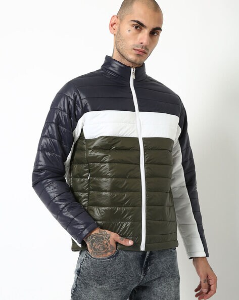 SAVE 2099 on Teamspirit Colourblock Quilted Zip Front Puffer