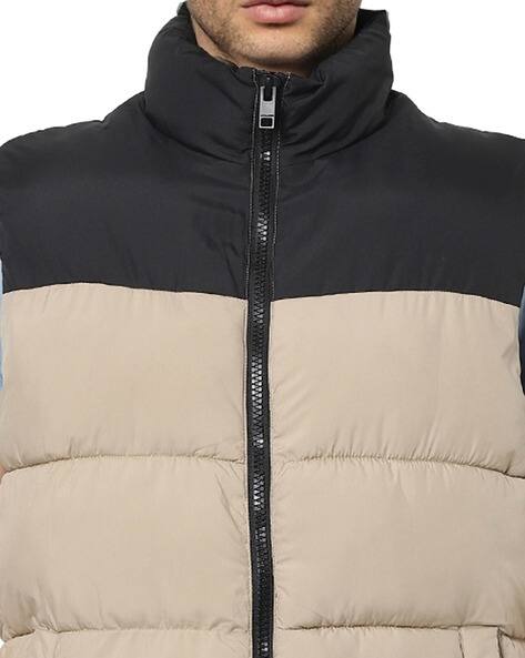 north face beige gilet