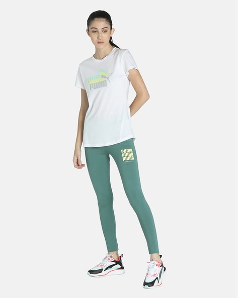 Buy Green Leggings for Women by PUMA Online