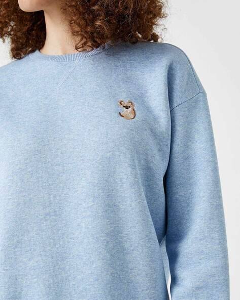 double neck sweatshirt
