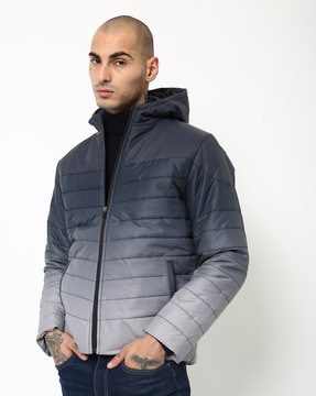 ombre puffer jacket mens