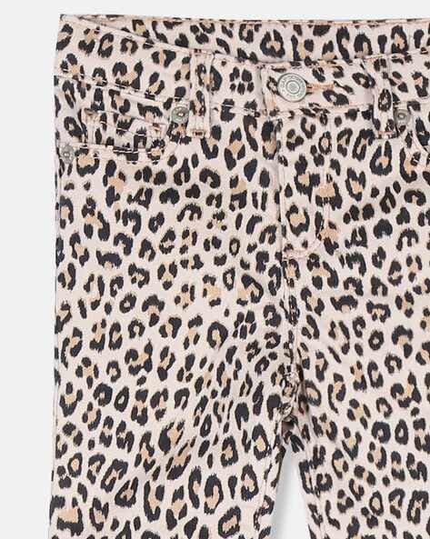 Gap leopard on sale print jeans