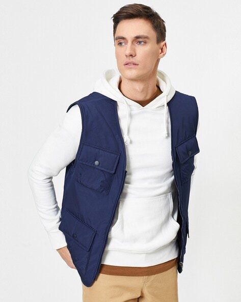 Men's Sleeveless Reversible Jacket for winter – Jaguro Sports