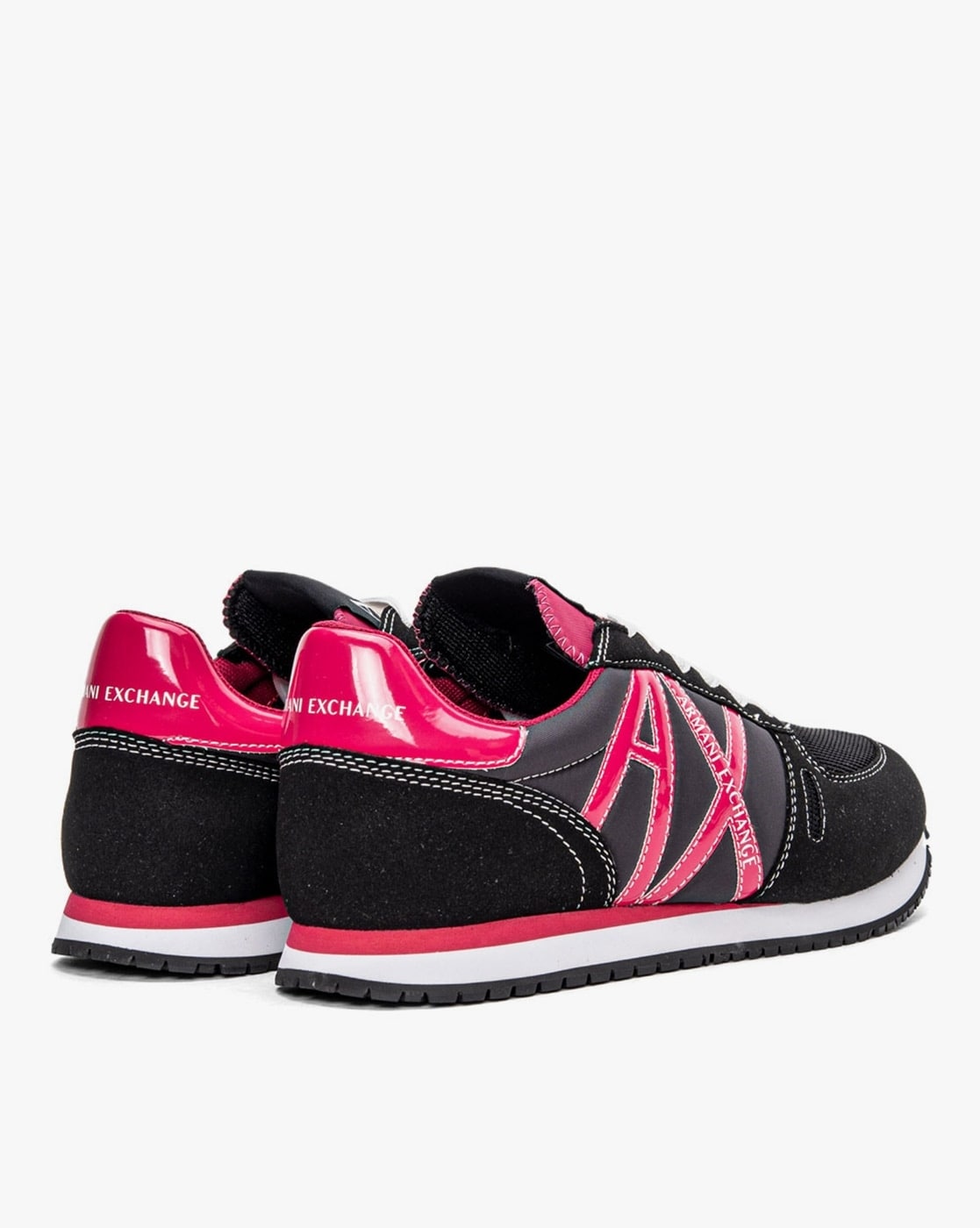 Armani Exchange A/X Women's Fashion Sneakers- Color: Black / Pink- Sz: 9.5  -New | eBay