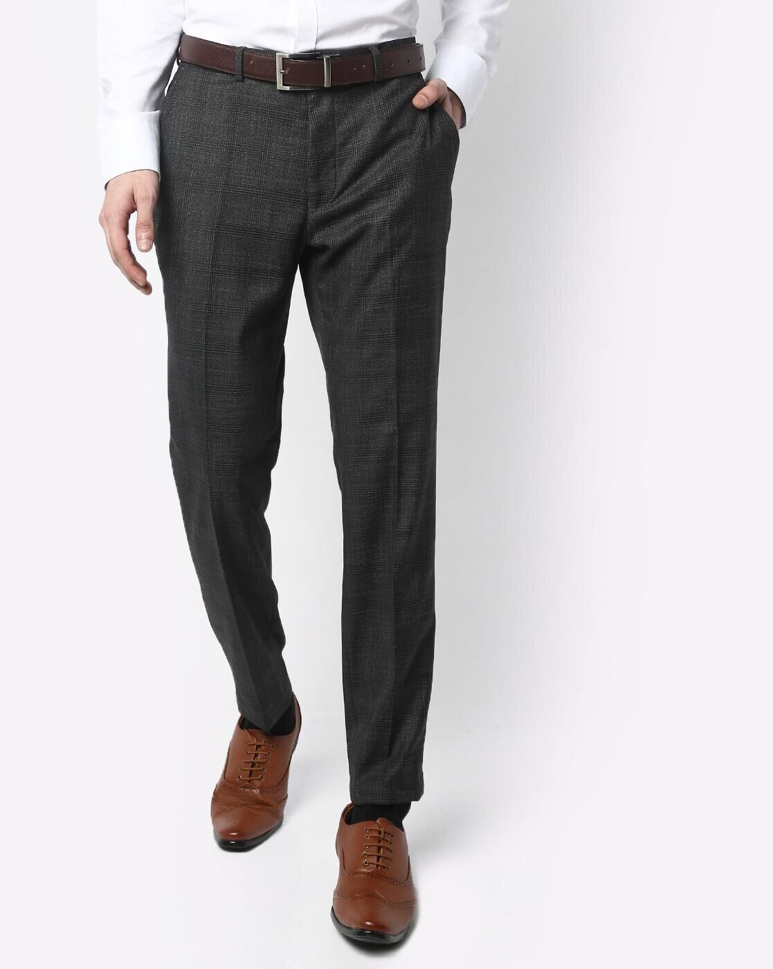 Buy Charcoal Grey Trousers \u0026 Pants for 
