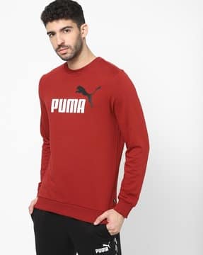 red puma sweatshirt