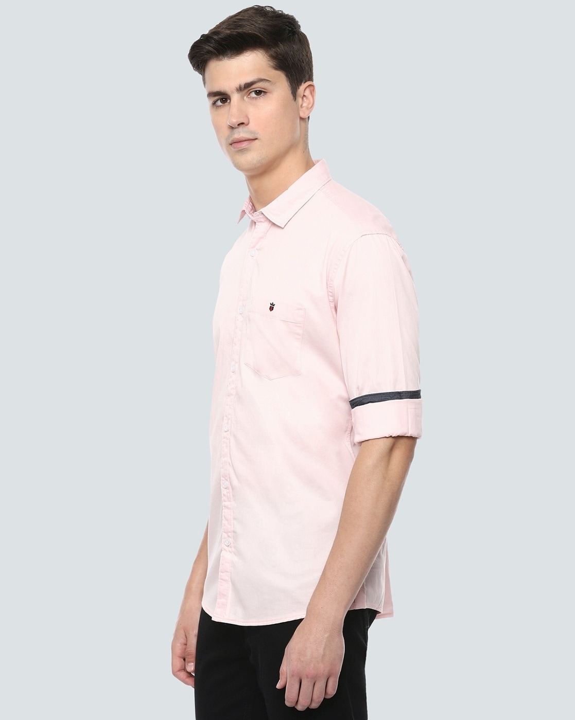 Buy Louis Philippe Peach Shirt Online - 809060