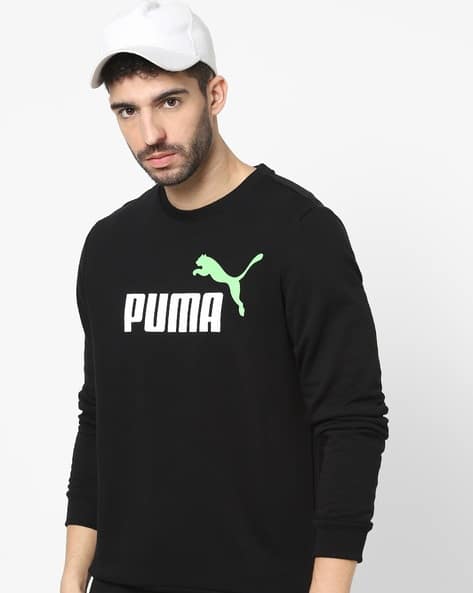 puma black sweatshirt