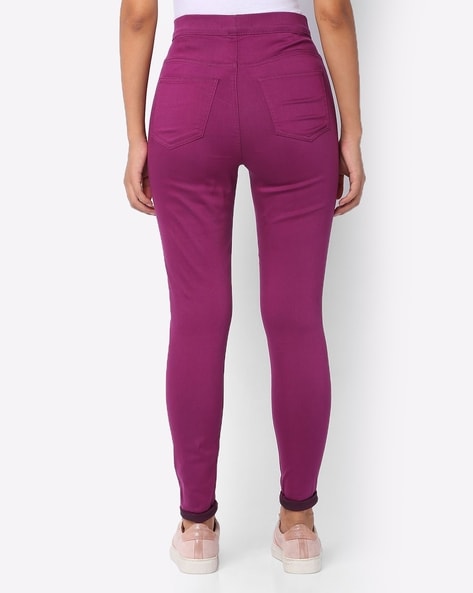 Buy Magenta Jeans Jeggings for Women by Marks Spencer Online Ajio