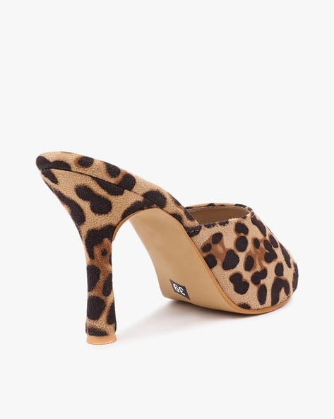 leopard skin stilettos