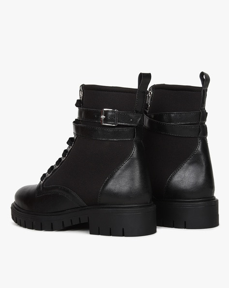 Buy Black Boots for Women by ADORLY Online