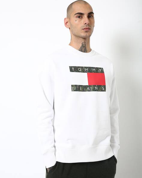 Buy White Sweatshirt Hoodies for Men by TOMMY HILFIGER Online