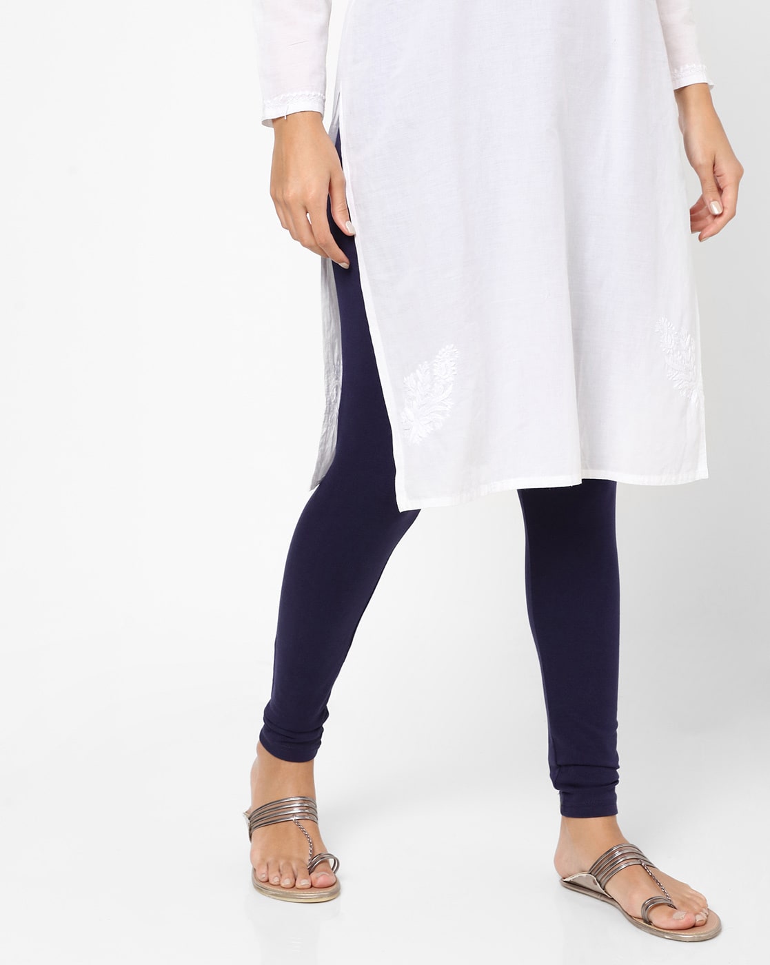 Buy Blue Leggings for Women by AVAASA MIX N' MATCH Online