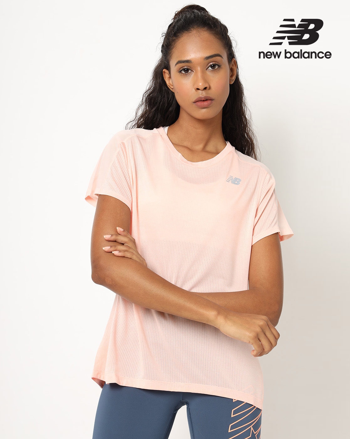 peach new balance shirt