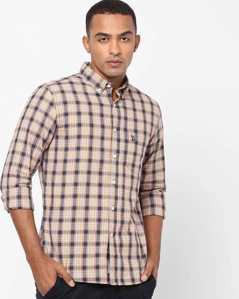 us polo assn check shirts