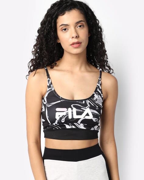 FILA Abstract Print Non-Wired Sports Bra