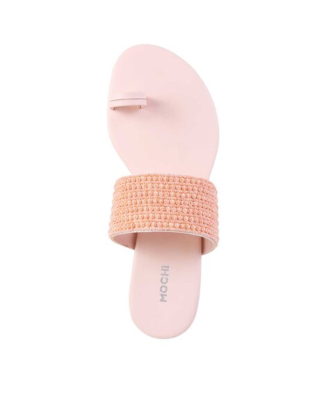 Buy Pink Flip Flop & Slippers for Women by Mochi Online