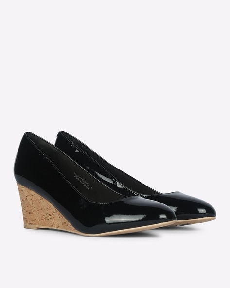 Marks and spencer black on sale wedges