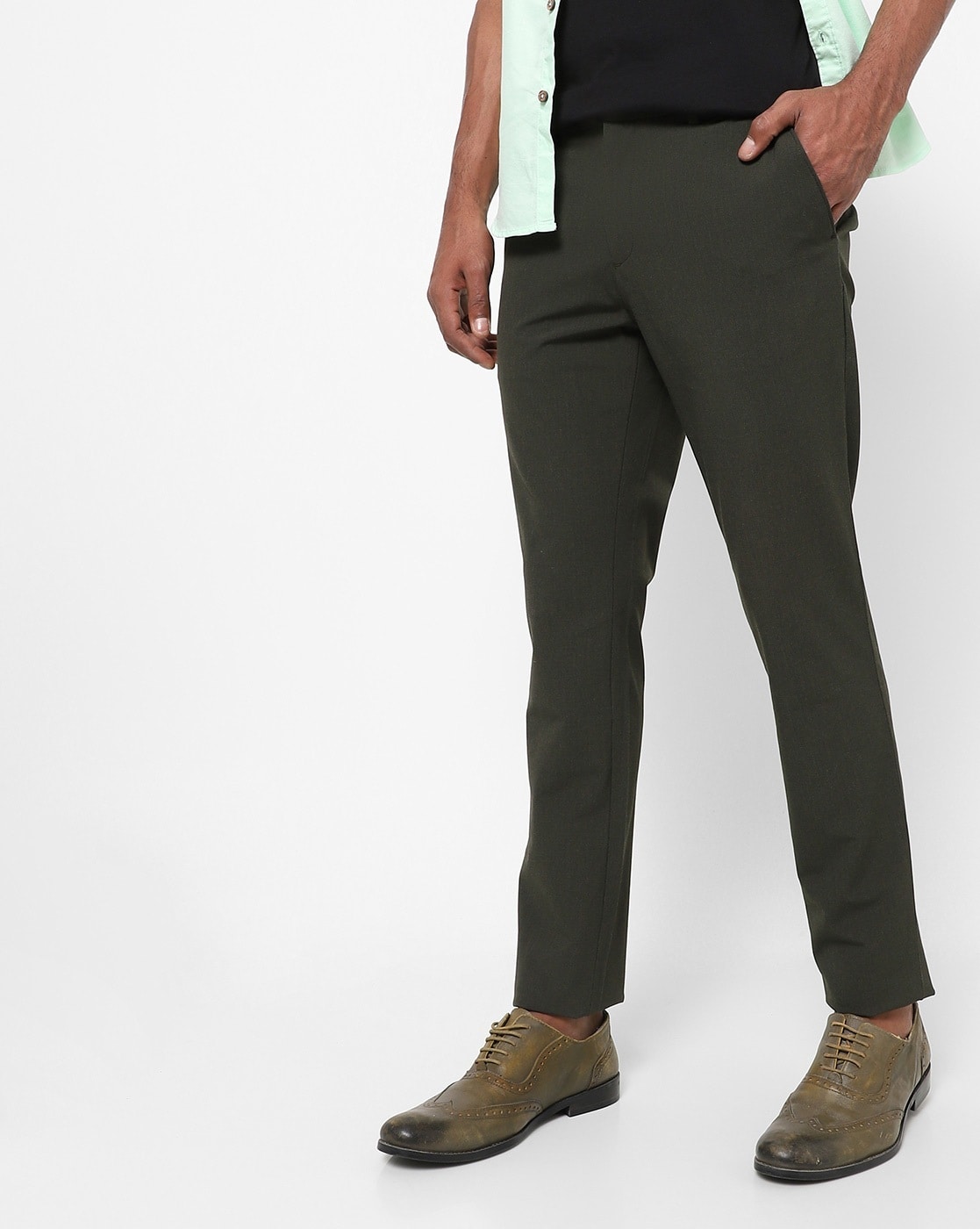 Powersutra Trousers and Pants  Buy Powersutra Regular Fit Stretch Trouser  White Online  Nykaa Fashion
