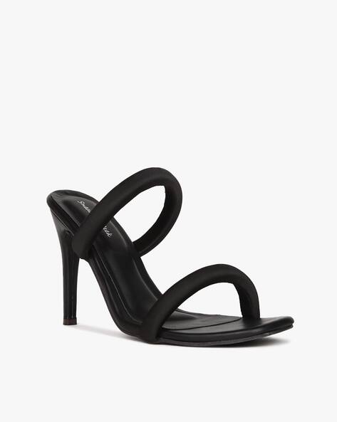 simple black stilettos