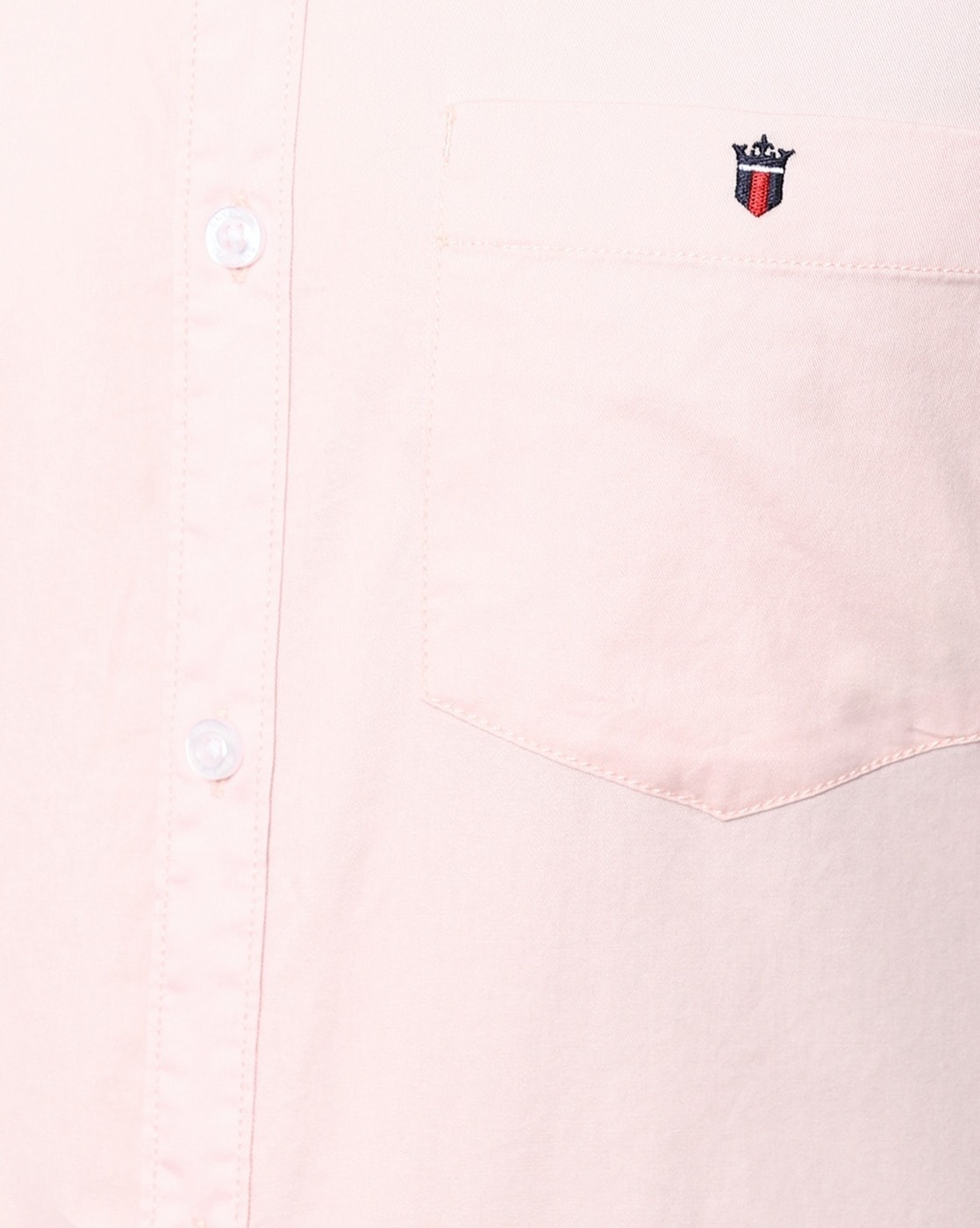 Buy Louis Philippe Peach Shirt Online - 809060