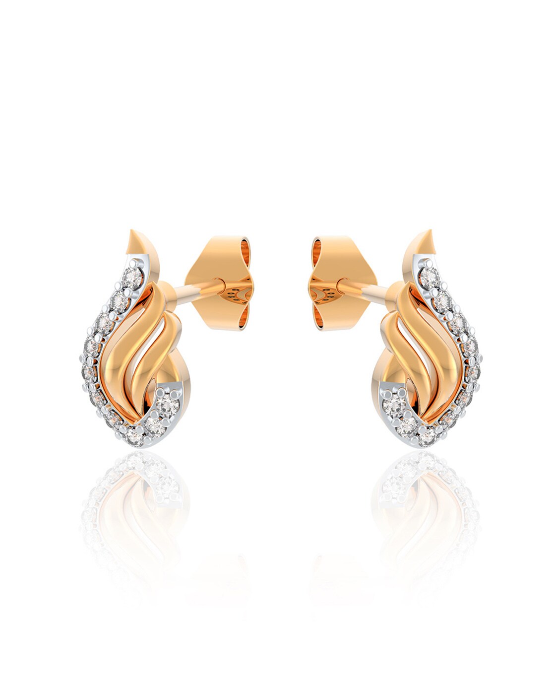 Buy gold earrings for women online P N Gadgil  Sons