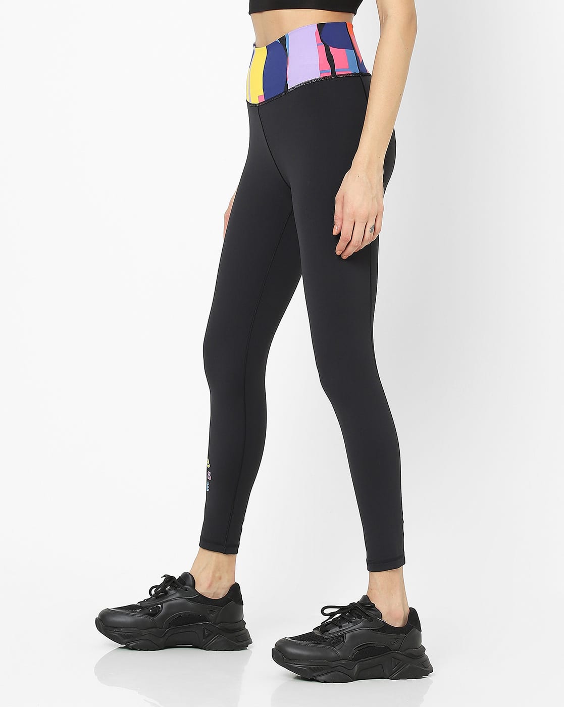 Buy Black Leggings for Women by ADIDAS 
