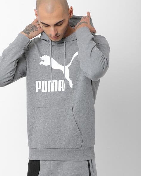 grey puma jumper mens