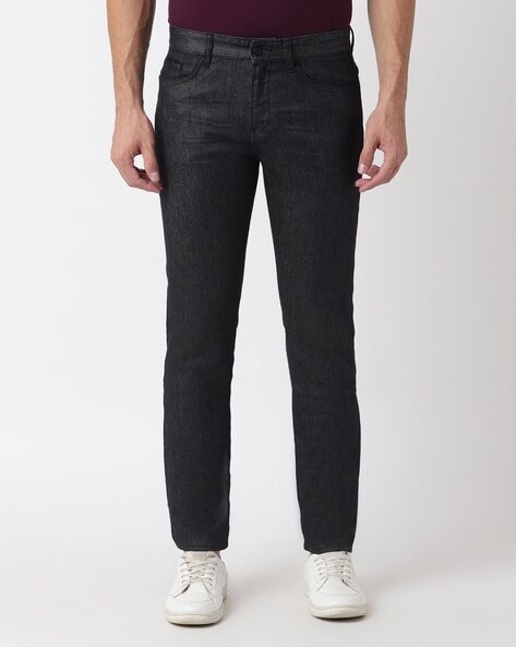 hugo boss slim fit black jeans