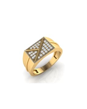 iski uski Marvel Gold Diamond Mens Ring-picture-29