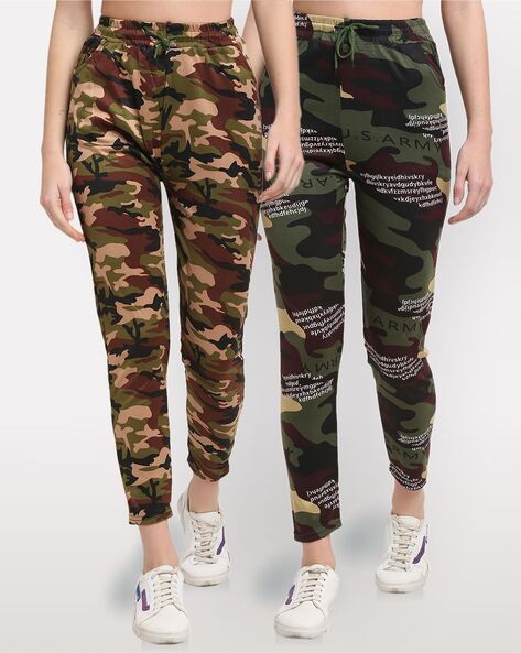 DNQ Club. Buy Wings Camouflage Track Pant(Army Print) In India