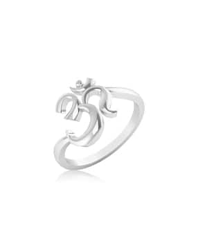 Akshit Om White Gold Mens Ring-image-43
