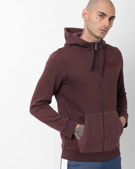 brown puma hoodie