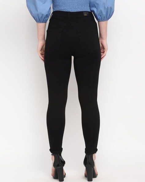 Buy Black Jeans & Jeggings for Women by FOSH Online